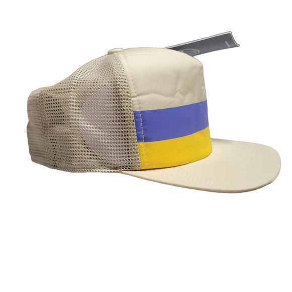 Two Roads Whalebone Foam Trucker Style Snapback Hat Tan One Size - Picture 7 of 8